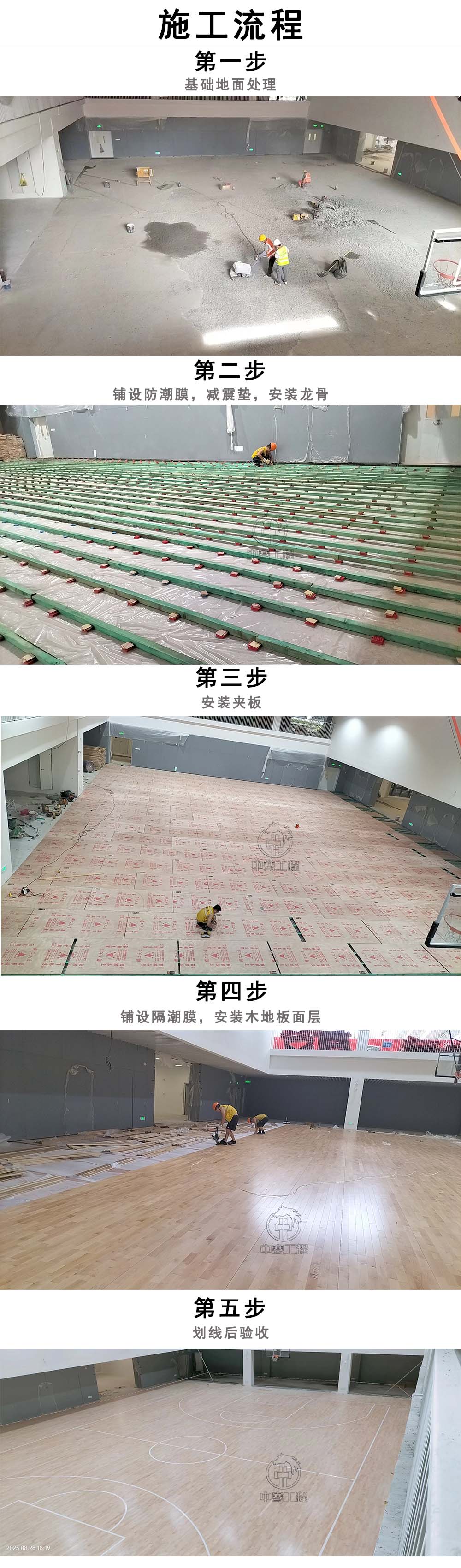 室內(nèi)木地板籃球場(chǎng)